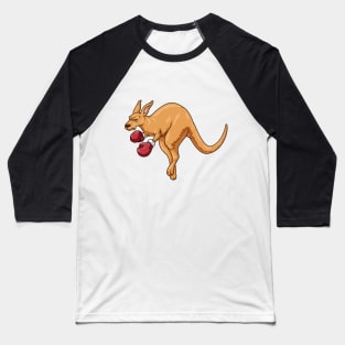 Funny kangaroo as a boxer Baseball T-Shirt